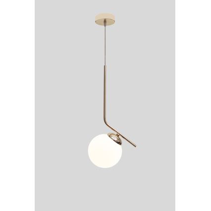 Chandelier on a string FIRA 1xE27/60W/230V gold