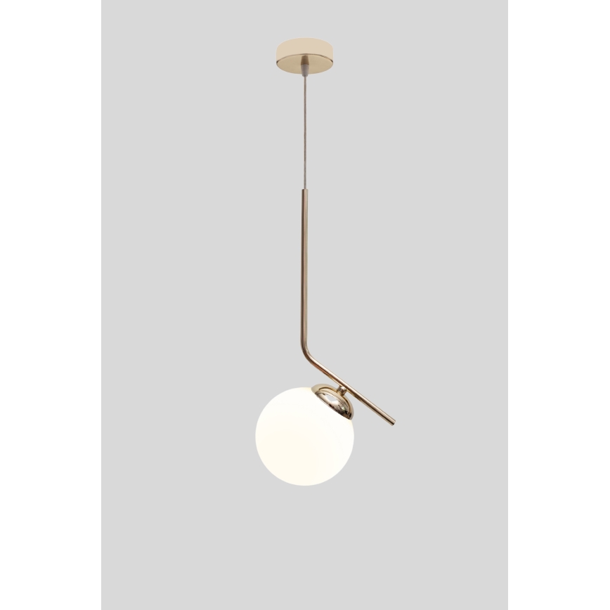 Chandelier on a string FIRA 1xE27/60W/230V gold