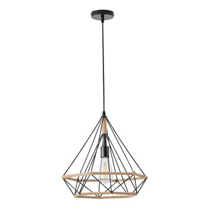 Chandelier on a string FLARE 1xE27/15W/230V d. 38 cm beige