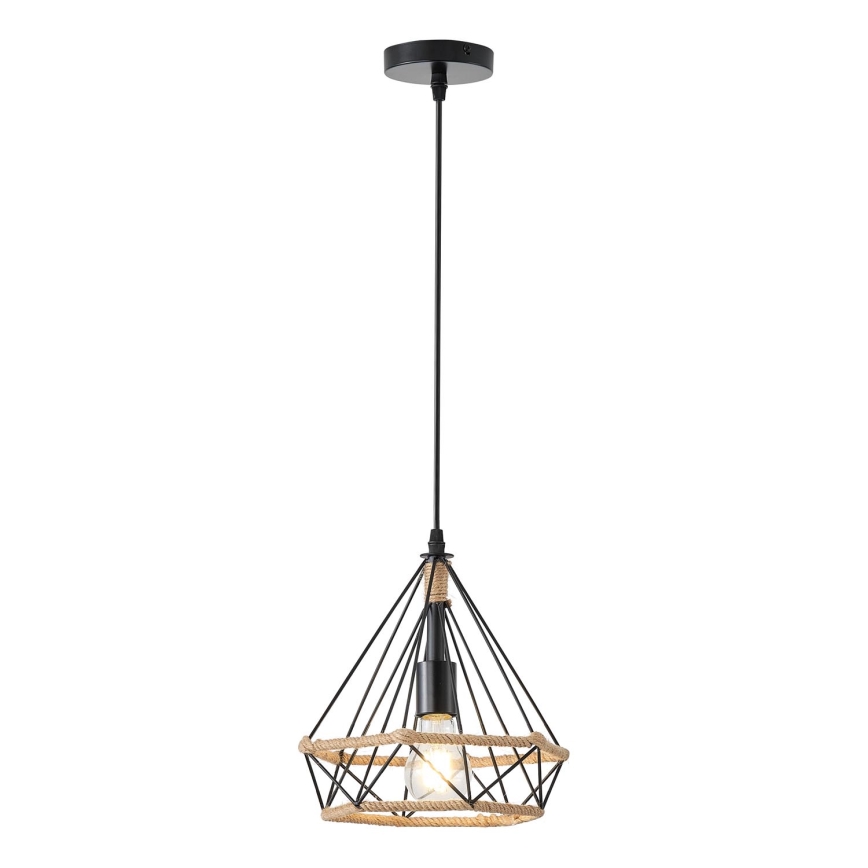 Chandelier on a string FLARE 1xE27/15W/230V d. 25 cm beige