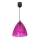 Chandelier on a string FLASH 1xE27/60W/230V pink