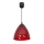 Chandelier on a string FLASH 1xE27/60W/230V red
