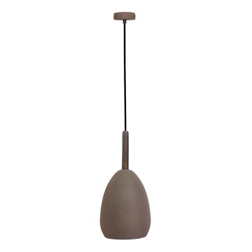 Chandelier on a string FLEN 1xE27/40W/230V d. 16 cm brown