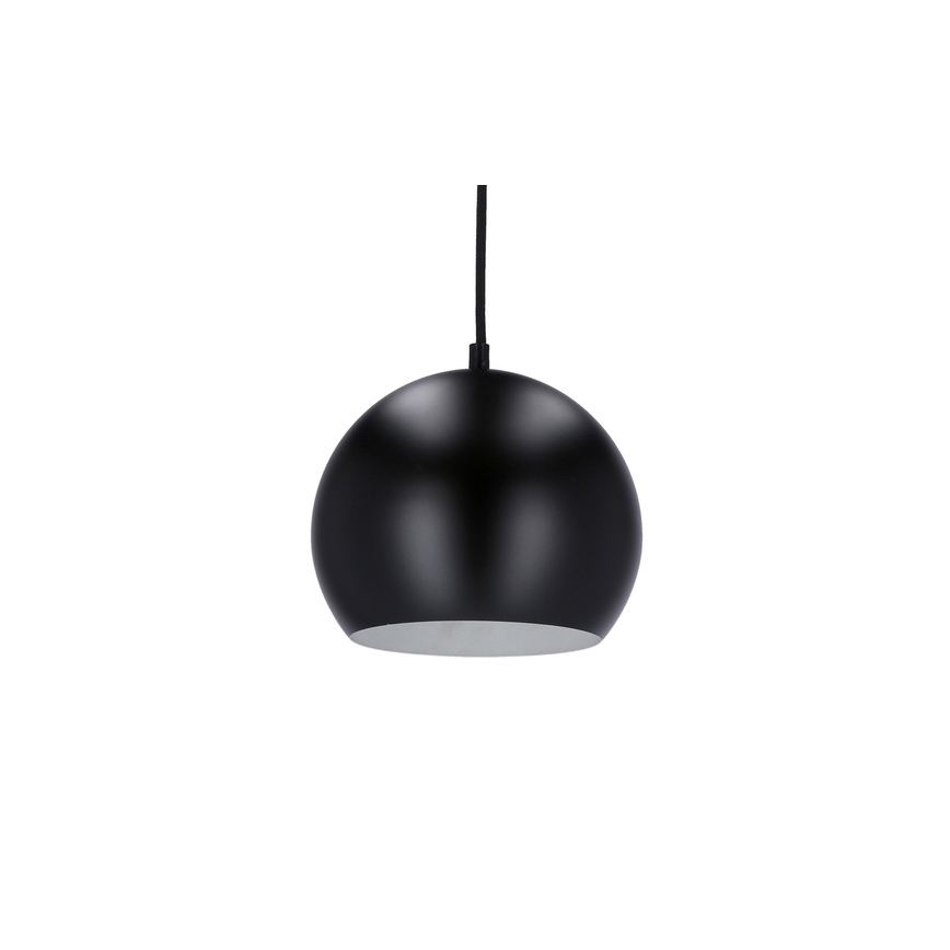 Chandelier on a string FLEN 1xE27/40W/230V d. 20 cm black