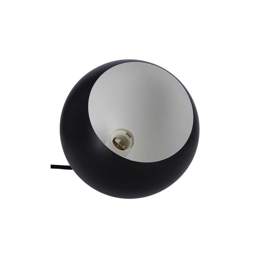 Chandelier on a string FLEN 1xE27/40W/230V d. 20 cm black