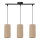 Chandelier on a string FLERI 3xE27/60W/230V rattan