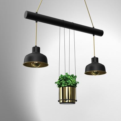 Chandelier on a string FLORA 2xE27/60W/230V
