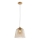 Chandelier on a string FLUID 1xE27/11W/230V beige/golden