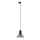 Chandelier on a string for 1-phase rail system NEO 1xE27/15W/230V black/smoky black