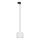 Chandelier on a string for 1-phase rail system TRACER 1xE27/15W/230V d. 20 cm black/white
