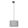 Chandelier on a string for 1-phase rail system TRACER 1xE27/15W/230V d. 38 cm black/grey