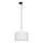 Chandelier on a string for 1-phase rail system TRACER 1xE27/15W/230V d. 38 cm black/white