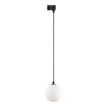 Chandelier on a string for 1-phase rail system TRACER 1xG9/8W/230V black/white