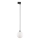 Chandelier on a string for 1-phase rail system TRACER 1xG9/8W/230V black/white