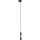 Chandelier on a string for 1-phase rail system TRACER 1xGU10/10W/230V black/gold