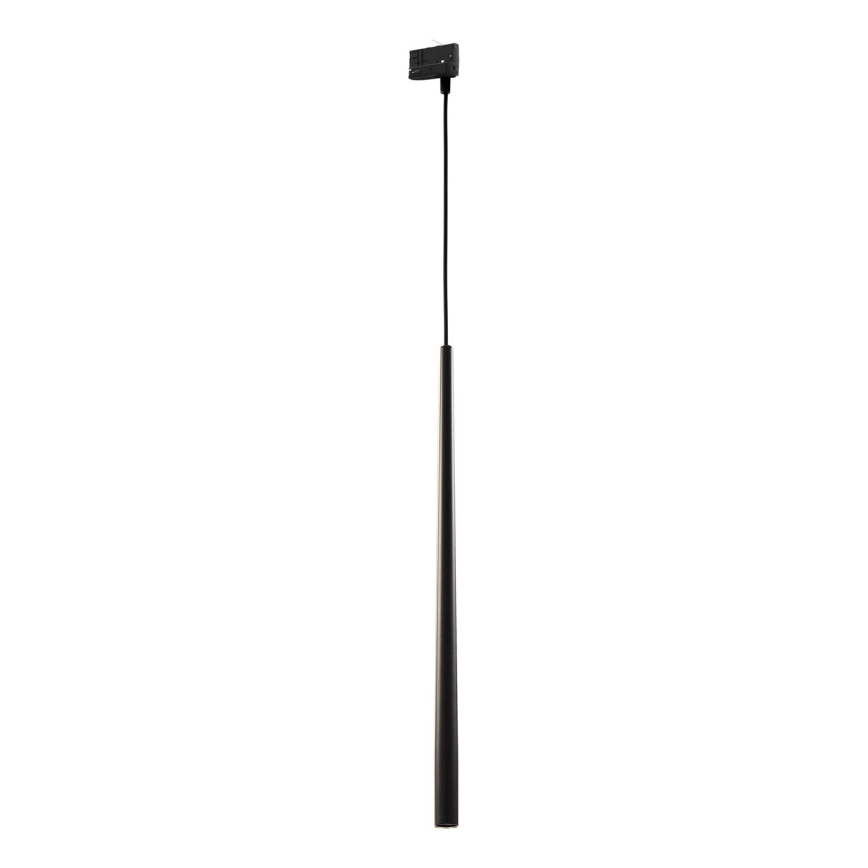 Chandelier on a string for 3-phase rail system PIANO 1xG9/8W/230V black