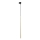 Chandelier on a string for 3-phase rail system PIANO 1xG9/8W/230V gold/black