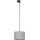 Chandelier on a string for 3-phase rail system TRACER 1xE27/15W/230V d. 30 cm black/grey