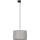 Chandelier on a string for 3-phase rail system TRACER 1xE27/15W/230V d. 38 cm black/grey