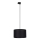 Chandelier on a string for 3-phase rail system TRACER 1xE27/15W/230V d. 38 cm black