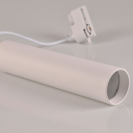 Chandelier on a string for rail system MARIBEL 3xGU10/10W/230V + 1 m rail system white