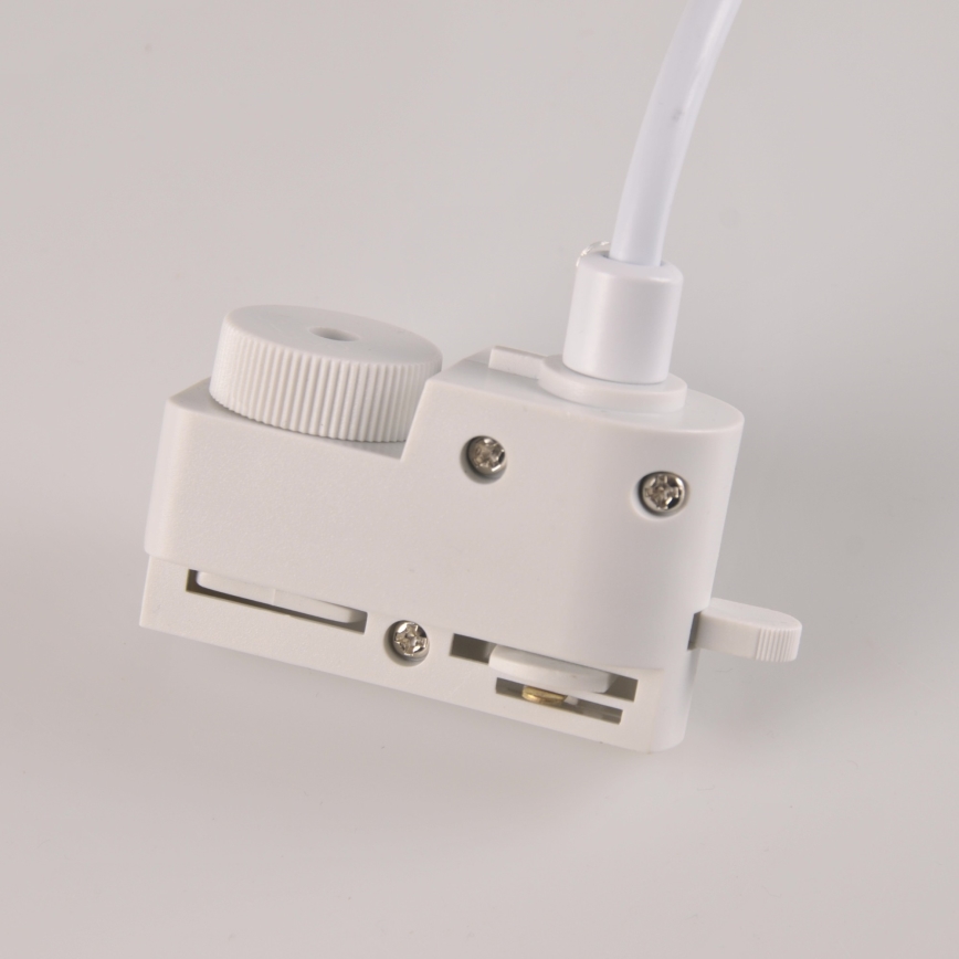 Chandelier on a string for rail system MARIBEL 3xGU10/10W/230V + 1 m rail system white