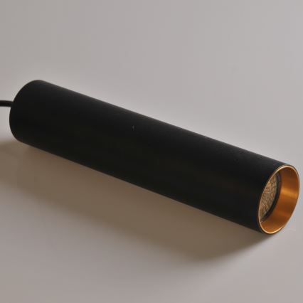 Chandelier on a string for rail system MARIBEL 3xGU10/10W/230V + 1 m rail system black