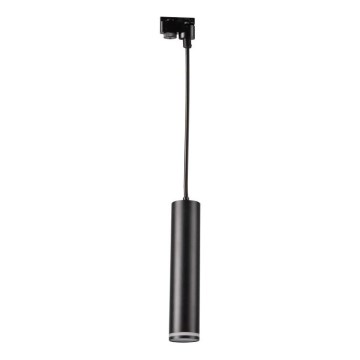 Chandelier on a string for rail system PARIS 1xGU10/10W/230V black