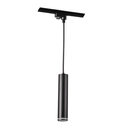 Chandelier on a string for rail system PARIS 1xGU10/10W/230V black