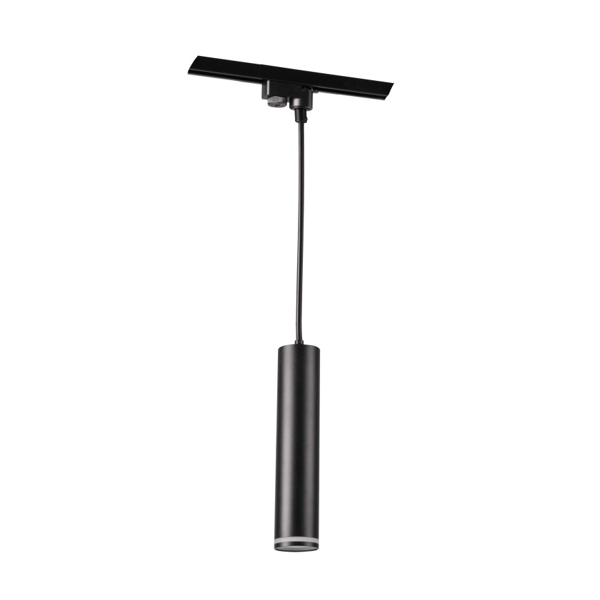 Chandelier on a string for rail system PARIS 1xGU10/10W/230V black