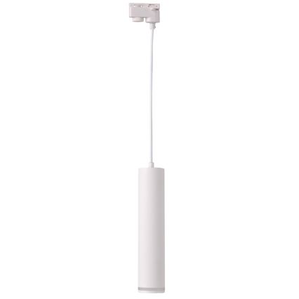 Chandelier on a string for rail system PARIS 3xGU10/10W/230V + 1 m rail system white
