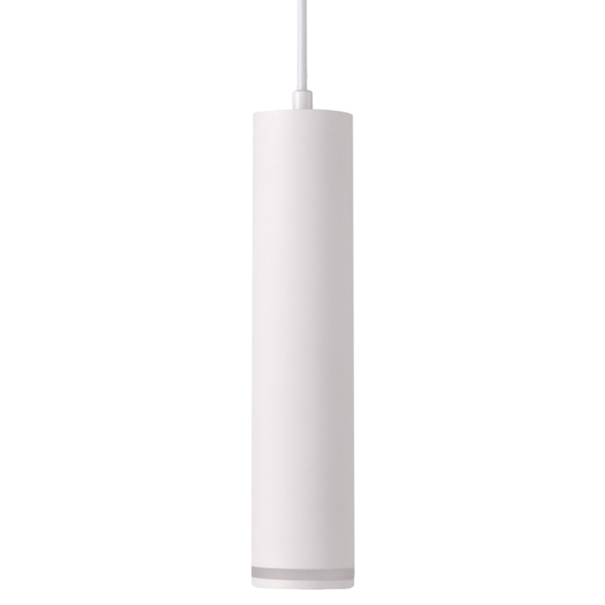 Chandelier on a string for rail system PARIS 3xGU10/10W/230V + 1 m rail system white