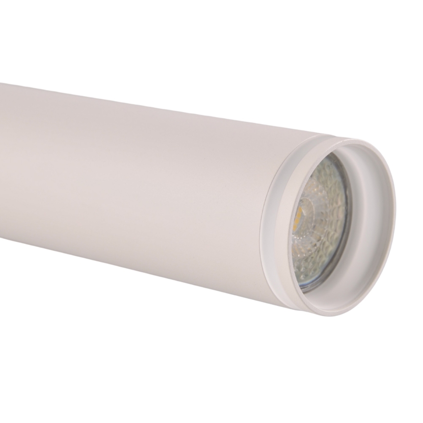 Chandelier on a string for rail system PARIS 3xGU10/10W/230V + 1 m rail system white