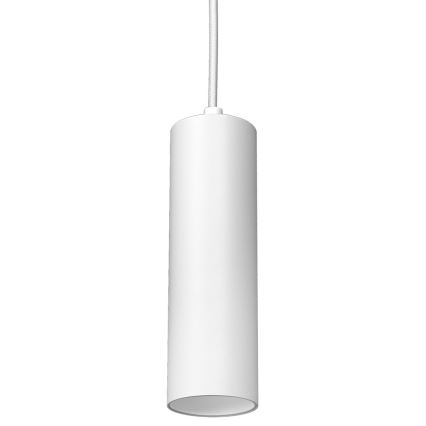 Chandelier on a string for rail system PIPE 1xGU10/25W/230V white