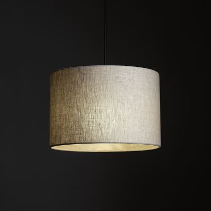 Chandelier on a string for 1-phase rail system TRACER 1xE27/15W/230V d. 30 cm black/grey