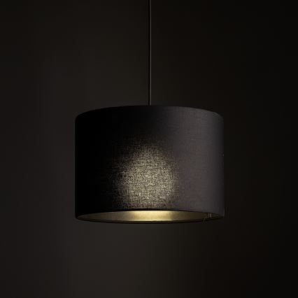 Chandelier on a string for 1-phase rail system TRACER 1xE27/15W/230V d. 30 cm black