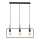 Chandelier on a string FRAME 3xE27/60W/230V black