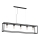 Chandelier on a string FRAME 5xE27/60W/230V black