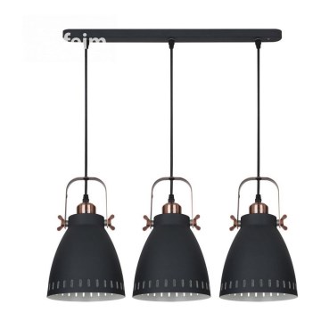 Chandelier on a string FRANKLIN 3xE27/60W/230V