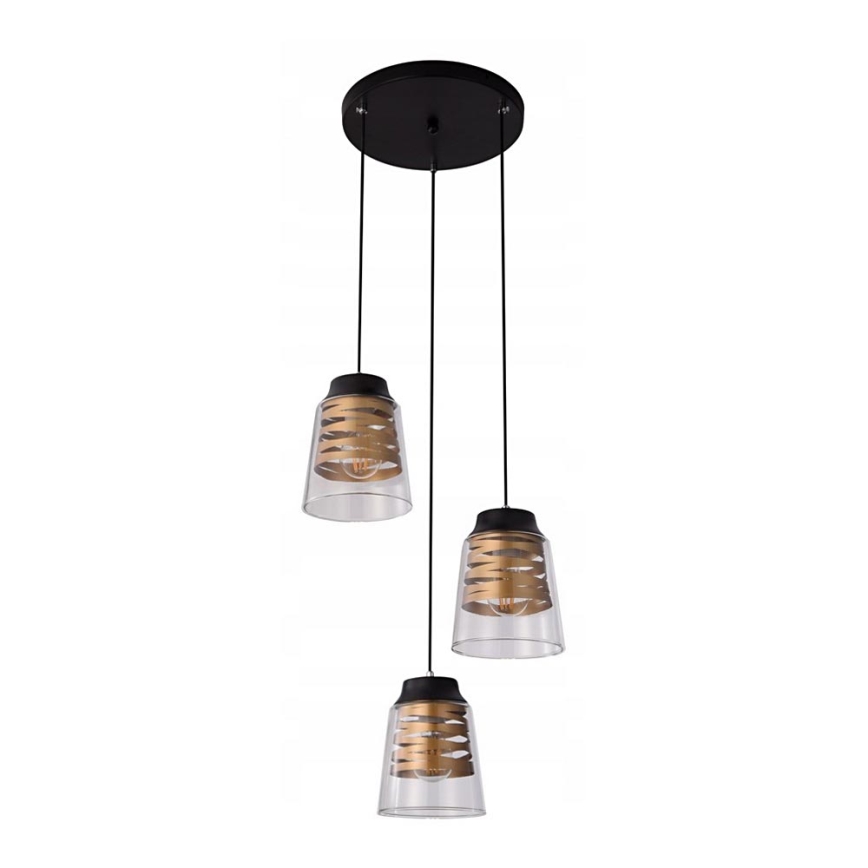 Chandelier on a string FRESNO 3xE27/60W/230V