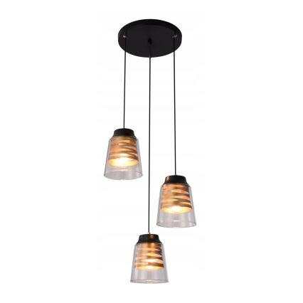 Chandelier on a string FRESNO 3xE27/60W/230V
