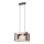 Chandelier on a string FRIDA 2xE27/60W/230V black/beige beech