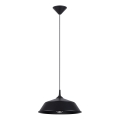 Chandelier on a string FRIKA 1xE27/15W/230V d. 34 cm black