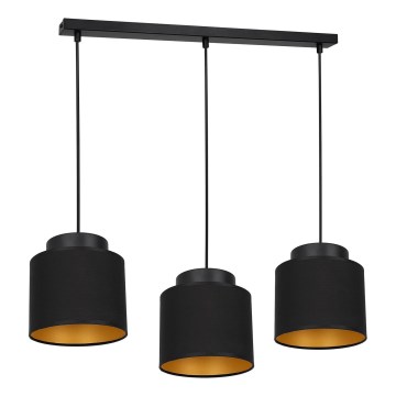 Chandelier on a string FRODI 3xE27/60W/230V black
