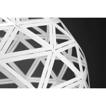 Chandelier on a string FROZEN 1xE27/60W/230V d. 50 cm white