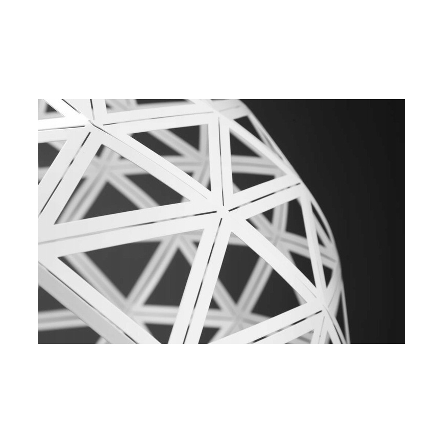 Chandelier on a string FROZEN 1xE27/60W/230V d. 50 cm white