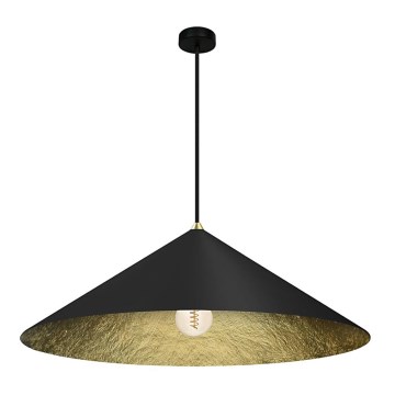 Chandelier on a string FUJI 1xE27/60W/230V d. 70 cm black/gold