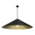 Chandelier on a string FUJI 1xE27/60W/230V d. 90 cm black/gold