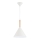 Chandelier on a string FUKS 1xE27/15W/230V creamy/beige