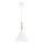Chandelier on a string FUKS 1xE27/15W/230V white/beige
